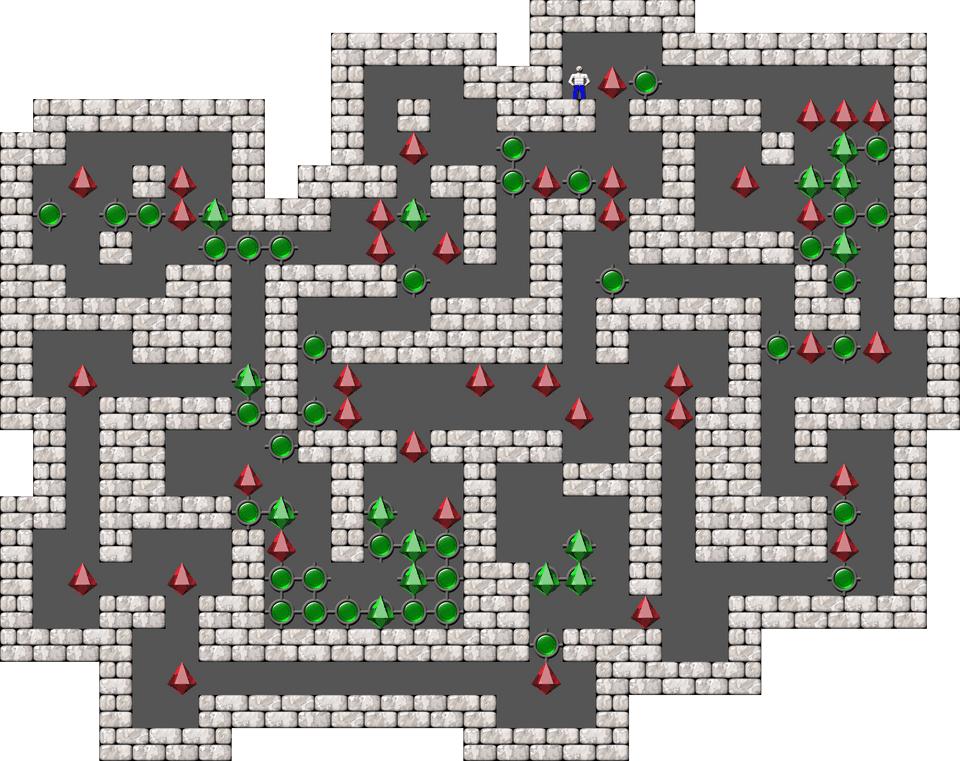 Sokoban Mass Remodel level 313